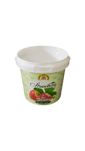 Cubos de Plástico Pequeños Reciclables de 20 oz 600 ml con Tapas de Bloqueo de PP para Envasado de Alimentos, Logotipo Impreso Personalizado, Color, Certificación ISO - Product Image 2