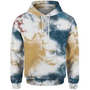 Sudadera con capucha y cremallera de manga larga para hombre, sudaderas de lana a la moda para deportes informales, ropa de invierno, teñido liso - Product Image 1