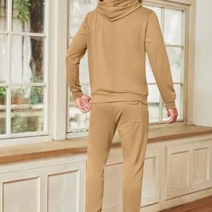 Ensemble survêtement et sweat-shirt pour homme, coton lourd personnalisé 400 g/m², survêtement pour homme, 100 % coton - Product Image 5