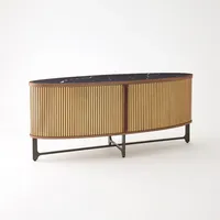 Meuble TV Courbé de la Collection Cabriolet - Unité Multimédia