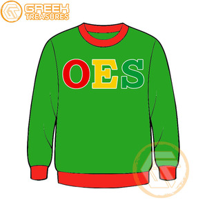 Orden personalizada de la estrella del Este Sudadera bordada de lana de algodón Suéter de alta calidad Ropa griega OES Sudaderas - Product Image 2