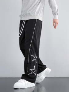 Pantalon de jogging ample en molleton pour homme – Chaud, décontracté, idéal pour l'hiver, la gym, la course, le streetwear et la détente - Product Image 3