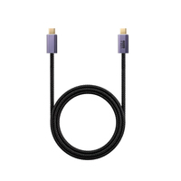 Cable de Carga Trenzado USB4.0 de 20 Gbps y 100 W, Tipo-C Macho a USB-C Macho, de Alta Velocidad para Laptop, Teléfono y Tablet, 50/100/150/200/300 CM