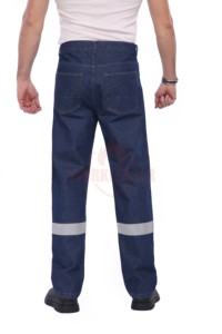 Pasokan pabrik FR celana Jeans NFPA 2112 penambangan keselamatan tahan api celana kerja untuk pria - Product Image 4