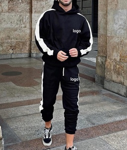 Chándales de invierno de precio al por mayor 2024 logotipo personalizado Tech Fleece algodón para hombres Jogger de talla grande otoño cremallera chándal - Product Image 3