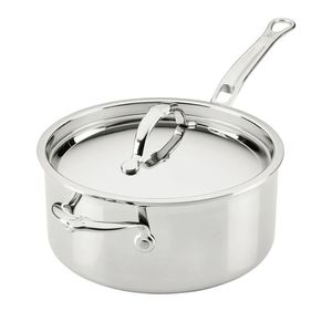 Sartén de metal de acero inoxidable con base de inducción de la mejor calidad para uso diario en la cocina, sopas de agua hirviendo con leche - Product Image 1