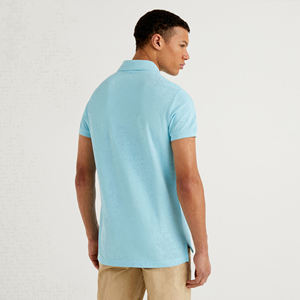 2025 camiseta Polo de alta calidad para hombre con logotipo personalizado transpirable poliéster algodón patrón sólido camiseta lisa manga corta - Product Image 2