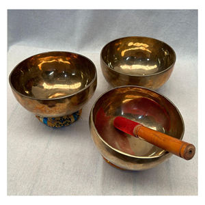 Cuenco Tibetano de Metal Pulido, Ecológico, Hecho a Mano, para Meditación, Yoga, Sanación, Práctica de Sonido, Mente Tranquila - Product Image 3