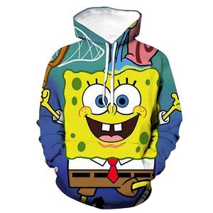 เสื้อฮู้ดแขนยาวมีฮู้ดสำหรับผู้ชาย,เสื้อพิมพ์ลายการ์ตูนสไตล์ตะวันตก - Product Image 5