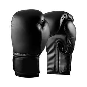 High Quality Sport Black Leather 100% Pure Leather Cowhide <b>Boxing</b> <b>Gloves</b> 120z Muay Thai <b>Kick</b> Custom Logo <b>Boxing</b> <b>Gloves</b> 2025 - Product Image 3