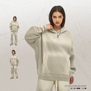 Ropa personalizada para hombre, sudadera de lana Hip Hop Unisex, sudaderas con capucha y sudaderas de hombre de gran tamaño, estilo callejero en blanco de alta calidad - Product Image 3