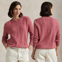 Pull en cachemire à mailles torsadées de nouvelle conception haut de gamme Unisexe Casual Hiver Grande taille Mode Pull respirant Séchage rapide