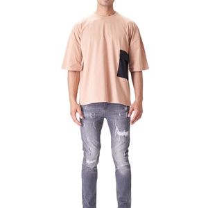 เสื้อยืดผ้าฝ้าย100% สำหรับผู้ชายทรงโอเวอร์ไซส์ทรงหลวมน้ำหนักมากซักด้วยกรดสวมใส่สบายมีดีไซน์พิมพ์ลายดิจิตอล - Product Image 1