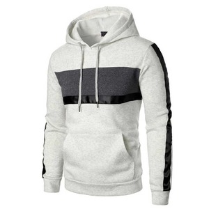 Nouveaux sweats à capuche légers pour hommes avec poche solide et logo personnalisé sur la poitrine conception d'hiver tissu imprimé approvisionnement en gros - Product Image 2