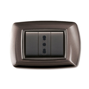 Placca Life Mod. Living Plastica, Colore Alluminio Notte 3 Posti - Product Image 1
