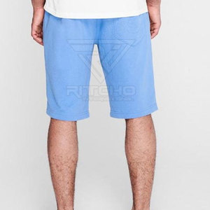 Shorts de course pour hommes en toile décontractée, taille mi-haute, taille élastique, couleur unie, dernier design, service OEM personnalisé, vente en gros - Product Image 3