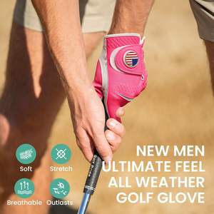 Gant de golf en cuir Cabretta fabriqué à la main de qualité supérieure Confort de prise en main Durabilité Respirant Léger Imperméable Droitier - Product Image 5