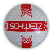 Balón de Fútbol Personalizado Clásico de PU PVC Resistente para Adultos y Niños, Hecho a Mano con Alta Retención de Aire, Logotipo Personalizado para Entrenamiento