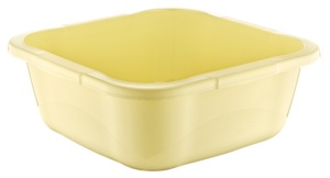 Cuvette carrée en plastique durable de la capacité 3.5L pour la cuisine et l'usage de ménage Conception empilable polyvalente légère de cuvette de lavage - Product Image 4