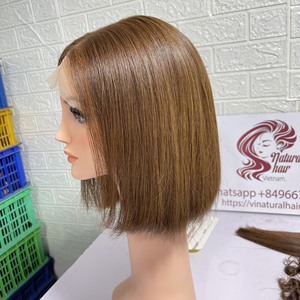 Tóc Giả <span class=keywords><strong>Bob</strong></span> Tóc Thật 100% Tóc Giả <span class=keywords><strong>Bob</strong></span> Việt Nam Chất Lượng Hàng Đầu Tóc Giả Ren Phía Trước Cho Phụ Nữ Màu Đen Nhãn Tùy Chỉnh - Product Image 6