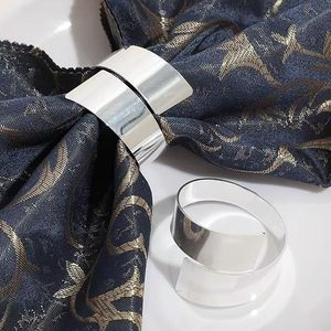 Rond de serviette élégant en métal et papier Décor de table parfait pour diverses occasions Décor de table à manger - Product Image 1