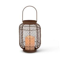 Lampe à bougie de cadre de conception en métal de fer de travail d'art unique pour la maison l'hôtel et les cadeaux à bas prix