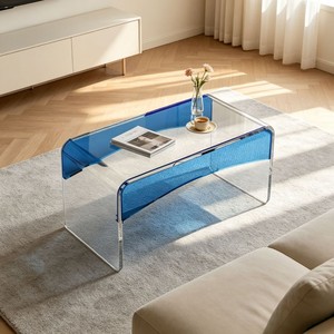 Simple Acrylic <strong>Side</strong> <strong>Table</strong>/<strong>sofa</strong>/small <strong>Side</strong> <strong>Table</strong>/living Room Light Luxury Coffee <strong>Table</strong>/two-tone Creative Bedside <strong>Table</strong> - Product Image 1