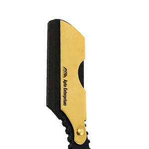 Maquinilla de afeitar de borde recto Maquinilla de afeitar de acero inoxidable Maquinilla de afeitar recta de peluquero desechable Perfecta para un afeitado y aseo precisos - Product Image 5