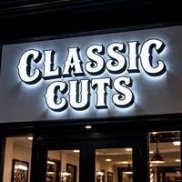 Lettres en relief 3D personnalisées à LED avec éclairage frontal, logo d'entreprise lumineux pour enseigne extérieure de magasin, bâtiment, publicité