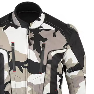 Veste de moto pour homme, taille plus, imperméable, respirante, coupe-vent, imprimée, anti-chute, design personnalisé, manches longues - Product Image 3