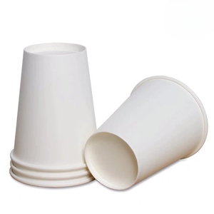 Gobelet en papier blanc-Gobelet jetable, de qualité alimentaire et étanche pour boissons chaudes et froides Gobelet en papier blanc écologique - Product Image 5