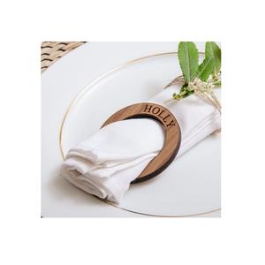 Ensemble de porte-serviettes en bois massif de qualité supérieure pour tables à manger élégantes, mariages, dîners festifs, fêtes, hôtels et cafés - Product Image 2