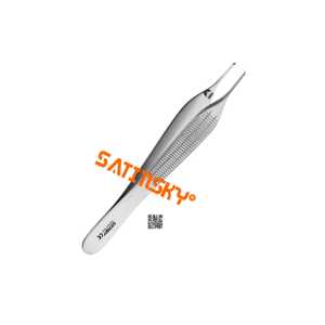 Pinzas Satinsky Thumb Tissue Forceps TC ADSON 12CM, Instrumentos de Microcirugía de Acero Inoxidable AISI 420, Manuales, con Certificación CE y Agarre Ergonómico - Product Image 3