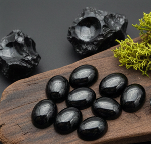 Cabochon en onyx noir naturel, pierre précieuse en vrac pour la fabrication de bijoux, vente en gros, exportation, approvisionnement, acheteurs en gros - Product Image 4