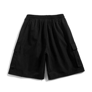 Cargo Casual Shorts Boys Trend Loose Fashion Summer Ice Silk Men Big Pocket Quarter PantsDDP envío - Product Image 5