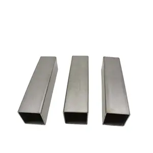 Pure titanium rectangular tube Gr1Gr2 Gr3 Gr4 titanium exhaust seamless pipe square tube