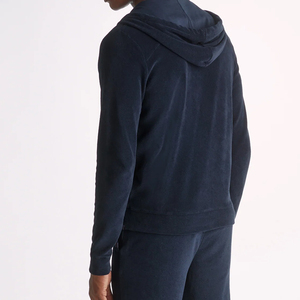 Terry Cotton Men's Hoodies Zip up Hoody Sudaderas Organic Towelling Mens Pullover Custom Zipper Hoodie para hombres - Product Image 2