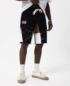 Camisetas de punto para hombre, cortas, vintage, oversize, con estampado gráfico serigrafiado, anti-bolitas, de peso pesado, tallas grandes, estilo streetwear, 100% - Product Image 4