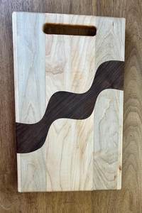 Planche à découper et plateau de service rectangulaire en bois, durable, 12 mm d'épaisseur, passe au lave-vaisselle - Product Image 2