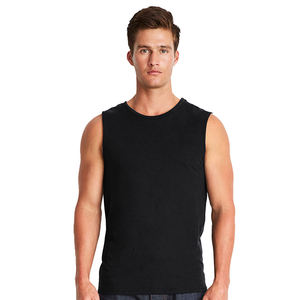 Ropa de entrenamiento, camiseta sin mangas hecha a medida para hombres, ropa de gimnasio, camiseta sin mangas para hombres, chalecos transpirables con logotipo estampado de soplo - Product Image 3