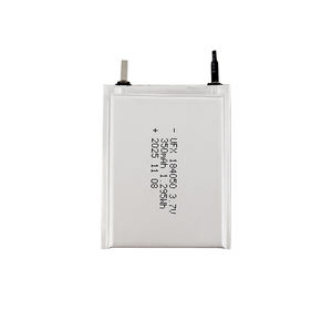 사용자 정의 울트라 씬 리포 배터리 파우치 셀 소형 UFX184050 350mAh 3.7V - Product Image 1