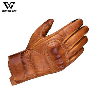 Gants de moto en cuir véritable pour homme, vente en gros, personnalisés, pour l'hiver, pour la conduite à moto, vente chaude - Product Image 4