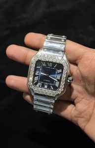 Nouvelle montre-bracelet en diamant moissanite de luxe personnalisée, de qualité supérieure, uniquement avec lunette, style hip-hop - Product Image 2