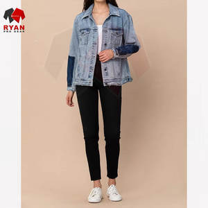 Chaqueta Vaquera para Mujer, Lavado Personalizado, Fabricante OEM ODM, Proveedor de Chaquetas Vaqueras al por Mayor - Product Image 1
