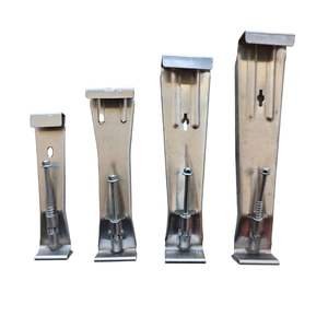 5 "6" 7 "8" gancio per grondaia a vite rapida staffa per gancio per grondaia in alluminio stile K - Product Image 1