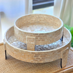 ที่ตั้งแสดงอาหารแบบฝังมุกทำด้วยมือสำหรับจัดแสดงอาหารในร้านอาหารสำหรับงานปาร์ตี้ขายส่งจากเวียดนาม - Product Image 1