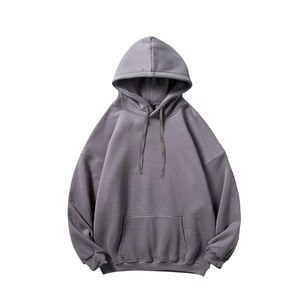 Alta calidad 500gsm Heavyweight Pullover Hoodie French Terry Hoodies Drop Shoulder Heavy Oversized Men Hoodies - Product Image 1
