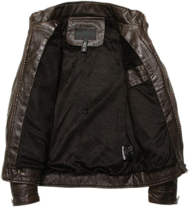 Veste en cuir légère et élégante à prix avantageux pour hommes, vente chaude, bonne qualité, veste en cuir confortable pour hommes - Product Image 3