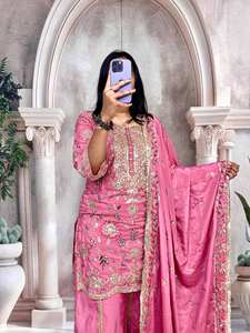 ชุดแต่งกายสำหรับงานปาร์ตี้ Salwar Kameez สำหรับใส่ออกงาน - Product Image 4