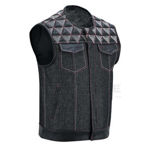 Vêtements de mode 2025 gilets en cuir respirant personnalisé bonne qualité Top Design hommes gilet en cuir - Product Image 2